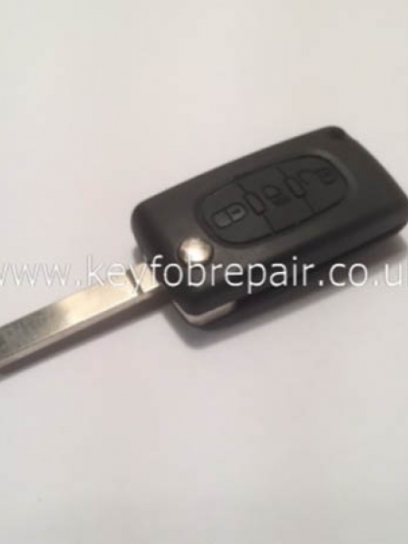 Peugeot Flip Case With Light Button No Battery Place VA2 Blade (No Groove) Also Fits Citroen